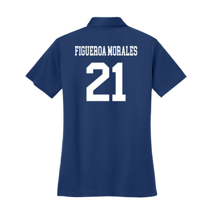 UNC Asheville - NCAA Men's Soccer : Emilio Figueroa Morales - Women's Activewear Polo Shirt-1