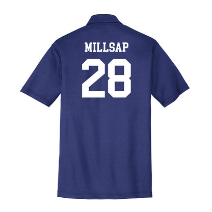 UNC Asheville - NCAA Baseball : Gunner Millsap - Activewear Polo Shirt-1