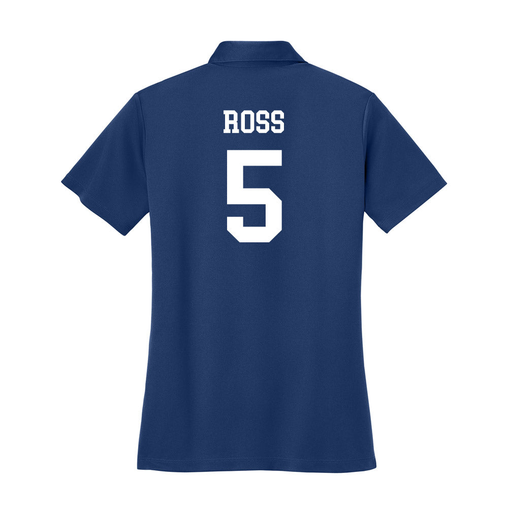 UNC Asheville - NCAA Women's Basketball : Sophia Ross - Women's Activewear Polo Shirt-1