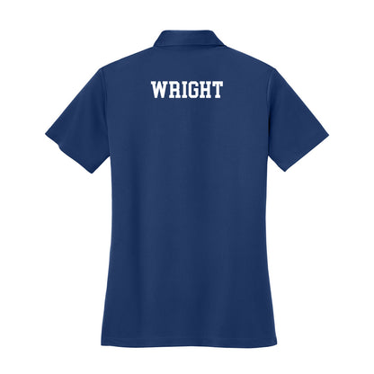 UNC Asheville - NCAA Men's Track & Field : Isaac Wright - Women's Activewear Polo Shirt-1
