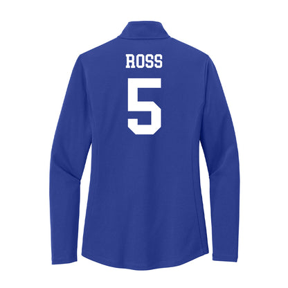 UNC Asheville - NCAA Women's Basketball : Sophia Ross - Women's Lightweight Quarter Zip Jacket-1