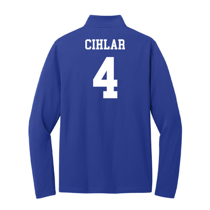 UNC Asheville - NCAA Women's Soccer : Makayla Cihlar - Lightweight Quarter Zip Jacket-1