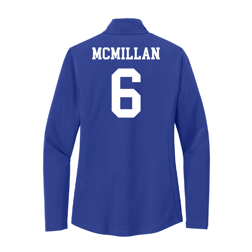 UNC Asheville - NCAA Women's Basketball : Kristen McMillan - Women's Lightweight Quarter Zip Jacket-1
