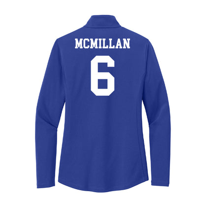 UNC Asheville - NCAA Women's Basketball : Kristen McMillan - Women's Lightweight Quarter Zip Jacket-1