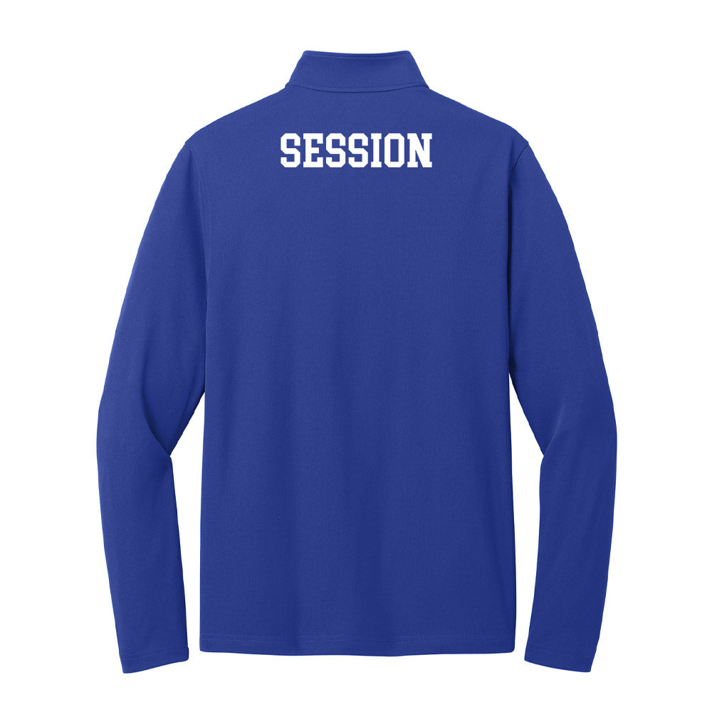 UNC Asheville - NCAA Men's Track & Field : Shemarr Session - Lightweight Quarter Zip Jacket-1
