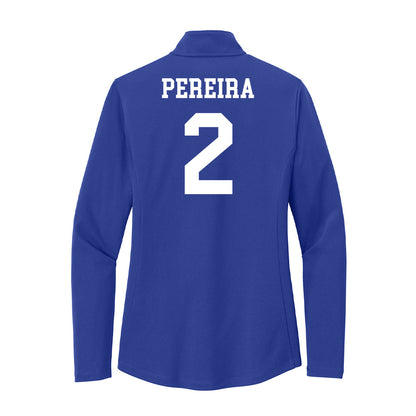 UNC Asheville - NCAA Baseball : Jake Pereira - Women's Lightweight Quarter Zip Jacket-1