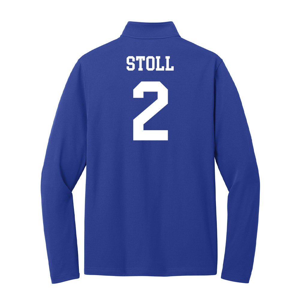 UNC Asheville - NCAA Women's Soccer : Campbell Stoll - Lightweight Quarter Zip Jacket-1