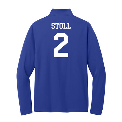 UNC Asheville - NCAA Women's Soccer : Campbell Stoll - Lightweight Quarter Zip Jacket-1