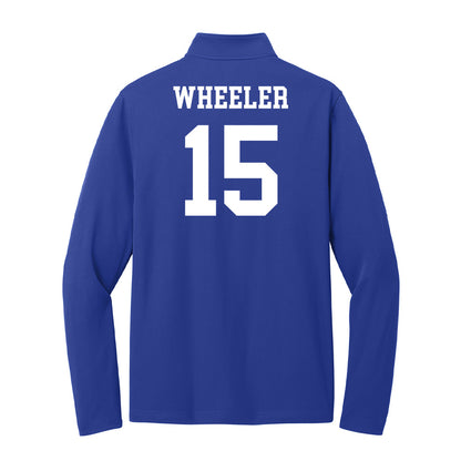 UNC Asheville - NCAA Women's Soccer : Karys Wheeler - Lightweight Quarter Zip Jacket-1