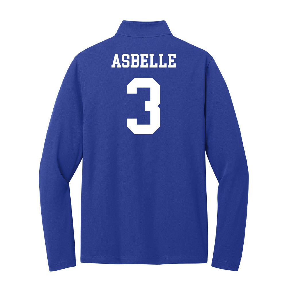 UNC Asheville - NCAA Women's Basketball : Niyonna Asbelle - Lightweight Quarter Zip Jacket-1