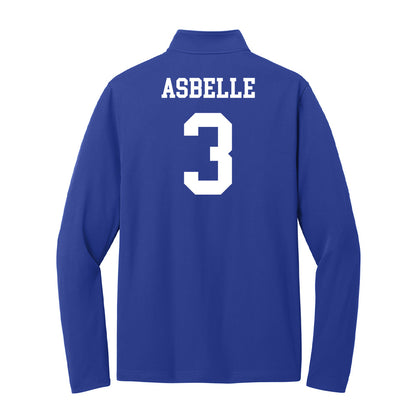 UNC Asheville - NCAA Women's Basketball : Niyonna Asbelle - Lightweight Quarter Zip Jacket-1