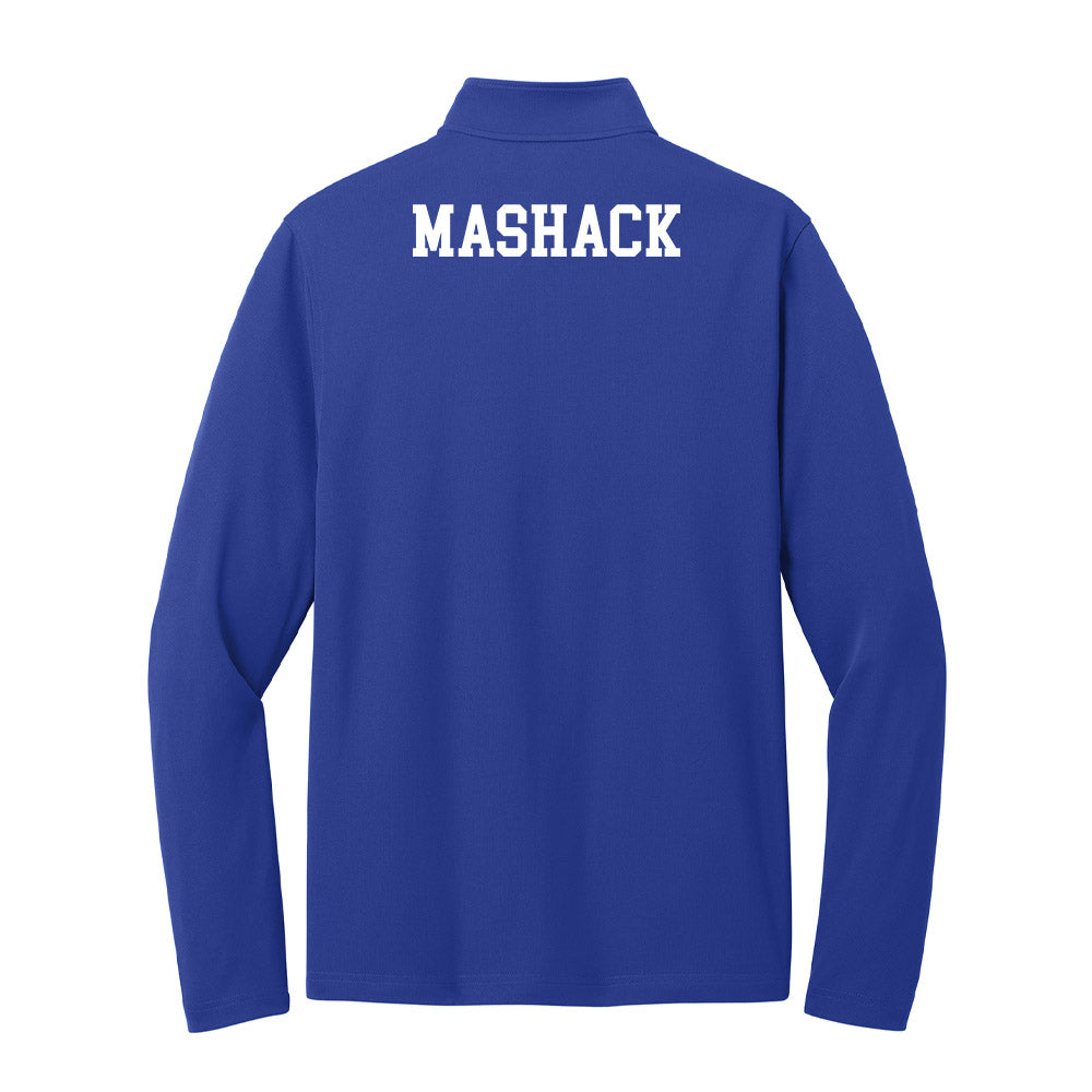 UNC Asheville - NCAA Men's Track & Field : Demarcus Mashack - Lightweight Quarter Zip Jacket-1