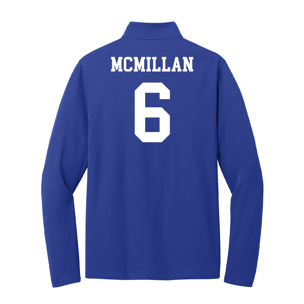 UNC Asheville - NCAA Women's Basketball : Kristen McMillan - Lightweight Quarter Zip Jacket-1