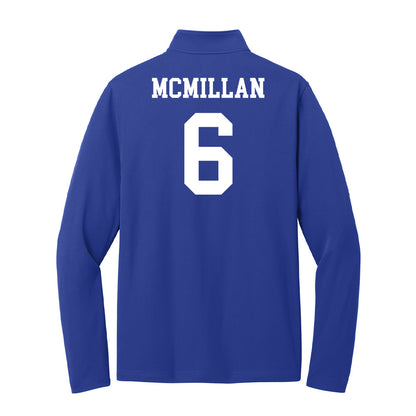 UNC Asheville - NCAA Women's Basketball : Kristen McMillan - Lightweight Quarter Zip Jacket-1