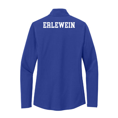 UNC Asheville - NCAA Men's Tennis : Tarek Erlewein - Women's Lightweight Quarter Zip Jacket-1