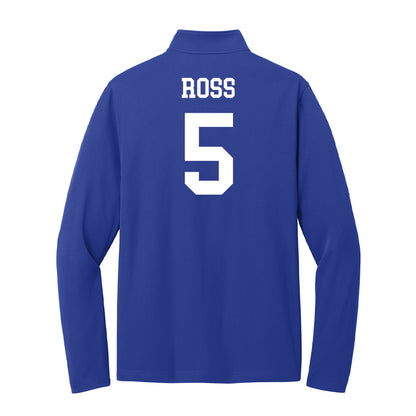 UNC Asheville - NCAA Women's Basketball : Sophia Ross - Lightweight Quarter Zip Jacket-1