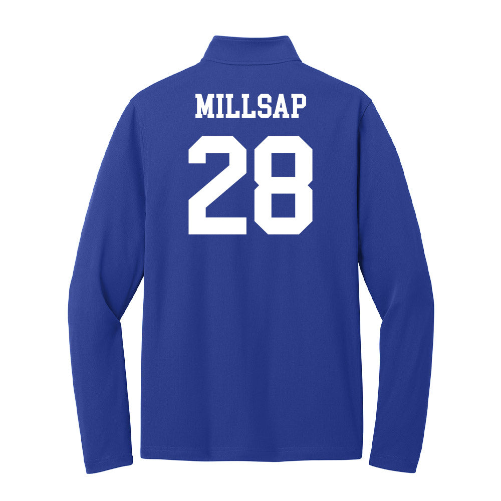 UNC Asheville - NCAA Baseball : Gunner Millsap - Lightweight Quarter Zip Jacket-1