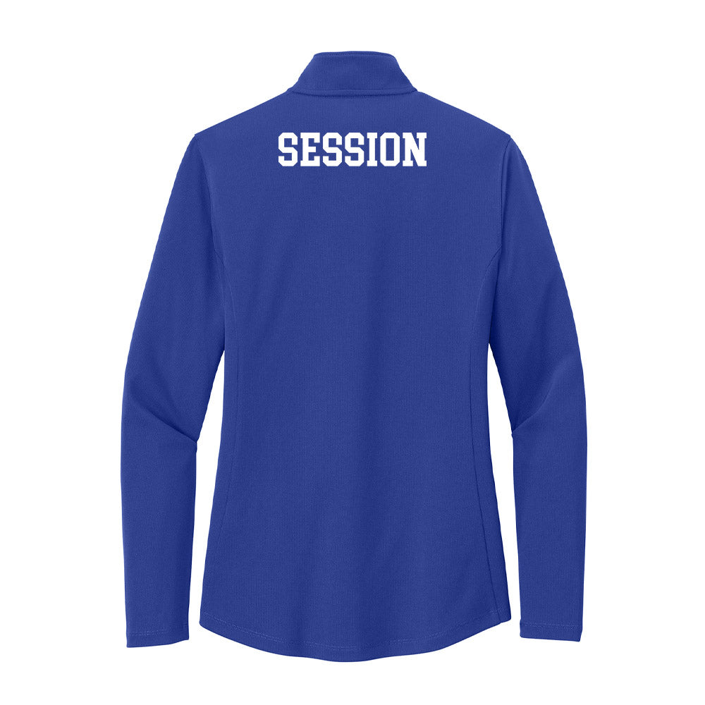 UNC Asheville - NCAA Men's Track & Field : Shemarr Session - Women's Lightweight Quarter Zip Jacket-1