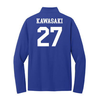 UNC Asheville - NCAA Women's Soccer : Nao Kawasaki - Lightweight Quarter Zip Jacket-1