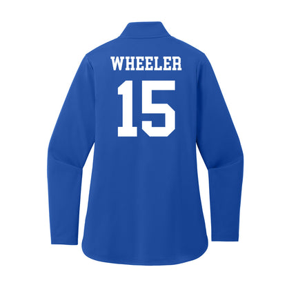 UNC Asheville - NCAA Women's Soccer : Karys Wheeler - Women's Premium Quarter Zip Jacket-1