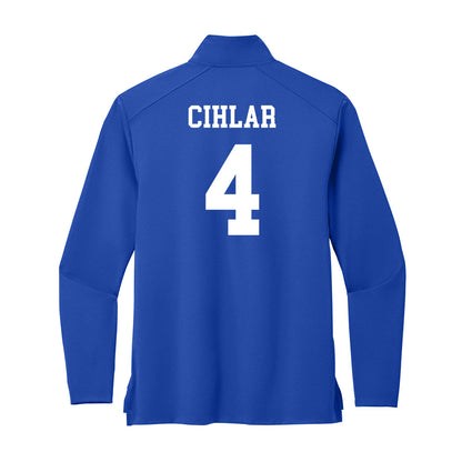UNC Asheville - NCAA Women's Soccer : Makayla Cihlar - Premium Quarter Zip Jacket-1