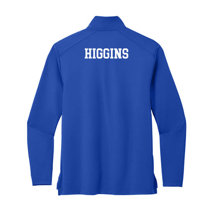 UNC Asheville - NCAA Men's Track & Field : Aaron Higgins - Premium Quarter Zip Jacket-1