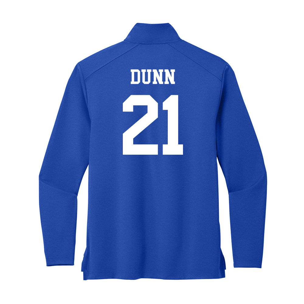 UNC Asheville - NCAA Women's Volleyball : Devyn Dunn - Premium Quarter Zip Jacket-1