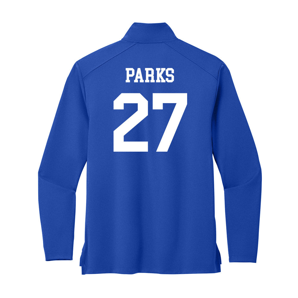 UNC Asheville - NCAA Baseball : Tyler Parks - Premium Quarter Zip Jacket-1