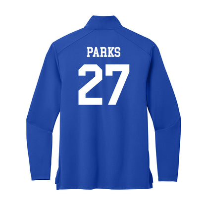 UNC Asheville - NCAA Baseball : Tyler Parks - Premium Quarter Zip Jacket-1