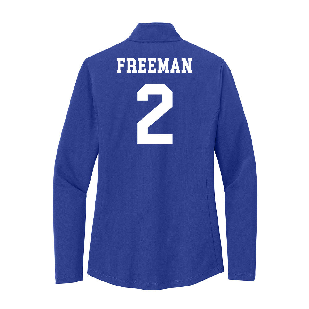 UNC Asheville - NCAA Women's Basketball : Jamaria Freeman - Women's Lightweight Quarter Zip Jacket-1