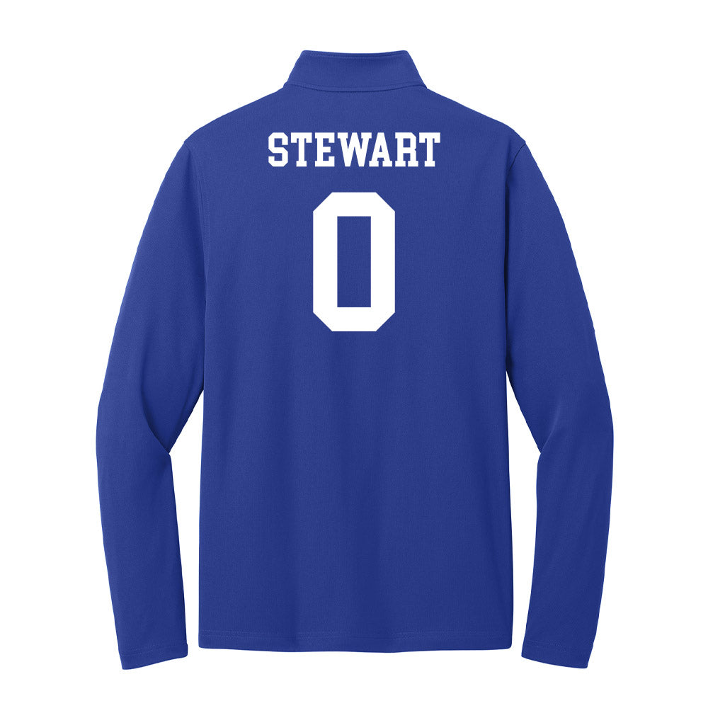 UNC Asheville - NCAA Women's Tennis : Keira Stewart - Lightweight Quarter Zip Jacket-1