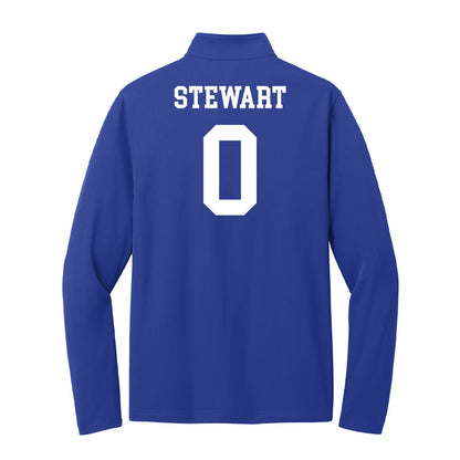 UNC Asheville - NCAA Women's Tennis : Keira Stewart - Lightweight Quarter Zip Jacket-1