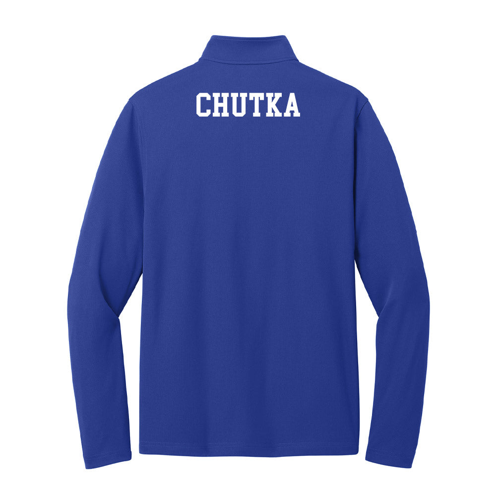 UNC Asheville - NCAA Women's Tennis : Lauren Chutka - Lightweight Quarter Zip Jacket-1