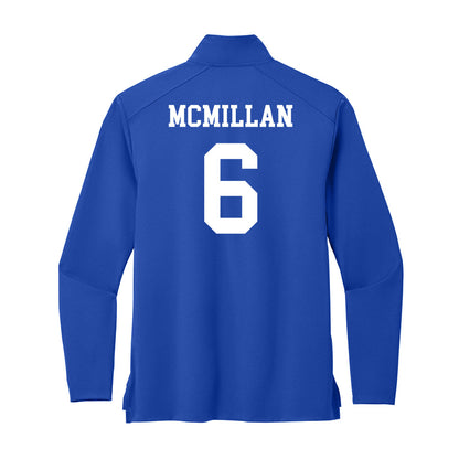 UNC Asheville - NCAA Women's Basketball : Kristen McMillan - Premium Quarter Zip Jacket-1