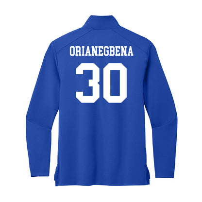 UNC Asheville - NCAA Women's Basketball : Deborah Orianegbena - Premium Quarter Zip Jacket-1