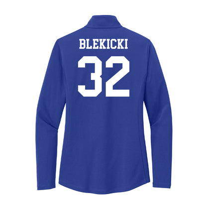 UNC Asheville - NCAA Women's Soccer : Georgia Blekicki - Women's Lightweight Quarter Zip Jacket-1
