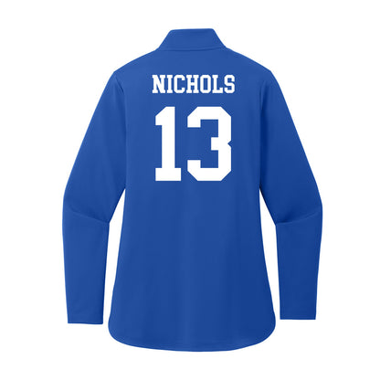 UNC Asheville - NCAA Women's Volleyball : Cadence Nichols - Women's Premium Quarter Zip Jacket-1