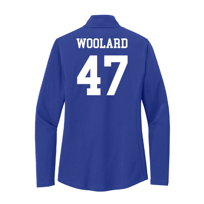 UNC Asheville - NCAA Baseball : Colin Woolard - Women's Lightweight Quarter Zip Jacket-1