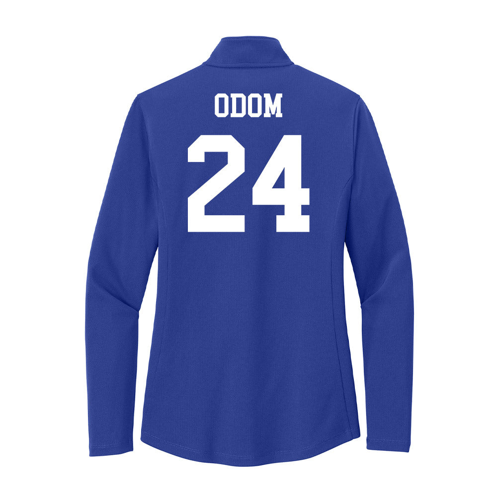 UNC Asheville - NCAA Women's Basketball : Clementina Odom - Women's Lightweight Quarter Zip Jacket-1