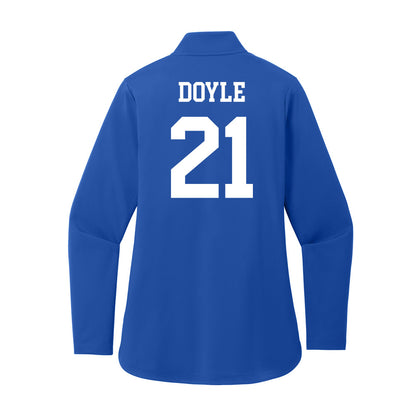 UNC Asheville - NCAA Women's Soccer : Olivia Doyle - Women's Premium Quarter Zip Jacket-1