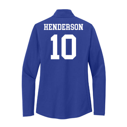UNC Asheville - NCAA Women's Soccer : Emmie Henderson - Women's Lightweight Quarter Zip Jacket-1
