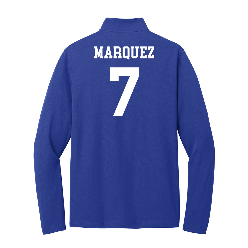 UNC Asheville - NCAA Women's Basketball : Aileen Marquez - Lightweight Quarter Zip Jacket-1