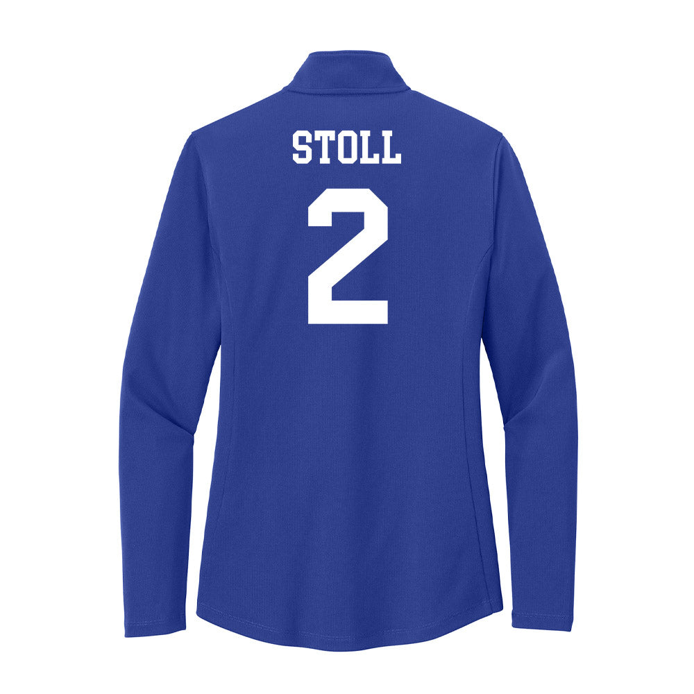 UNC Asheville - NCAA Women's Soccer : Campbell Stoll - Women's Lightweight Quarter Zip Jacket-1
