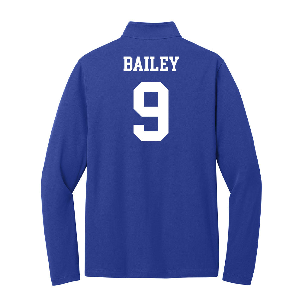 UNC Asheville - NCAA Men's Basketball : Ian Bailey - Lightweight Quarter Zip Jacket-1