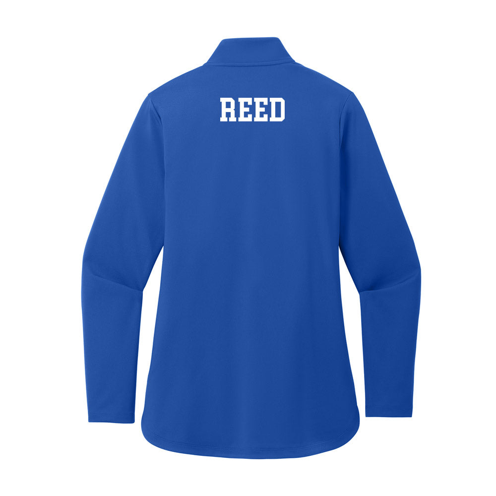 UNC Asheville - NCAA Men's Track & Field : Sam Reed - Women's Premium Quarter Zip Jacket-1