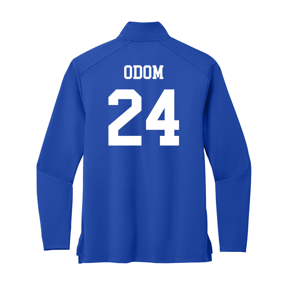 UNC Asheville - NCAA Women's Basketball : Clementina Odom - Premium Quarter Zip Jacket-1