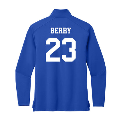 UNC Asheville - NCAA Women's Basketball : Tremiyah Berry - Premium Quarter Zip Jacket-1