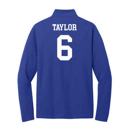 UNC Asheville - NCAA Men's Basketball : Kam Taylor - Lightweight Quarter Zip Jacket-1