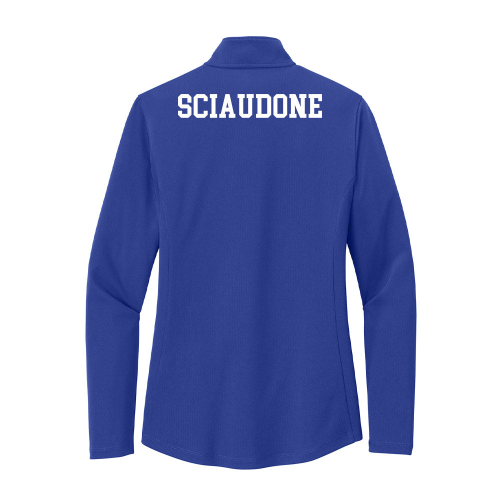 UNC Asheville - NCAA Women's Swimming & Diving : Rose Sciaudone - Women's Lightweight Quarter Zip Jacket-1