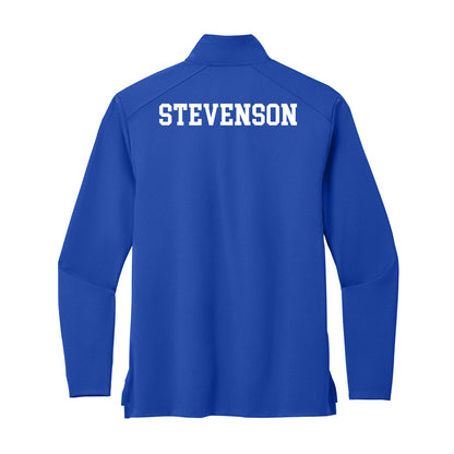 UNC Asheville - NCAA Men's Track & Field : Talyn Stevenson - Premium Quarter Zip Jacket-1